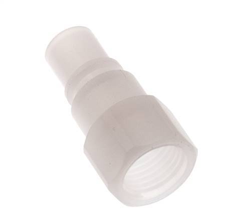 PVDF DN 7.2 Enchufe de acoplamiento G 1/4 pulgadas rosca hembra