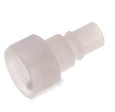 PVDF DN 7.2 Tapón de acoplamiento G 3/8 pulgadas rosca hembra