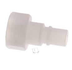 PVDF DN 7.2 Tapón de acoplamiento G 3/8 pulgadas rosca hembra