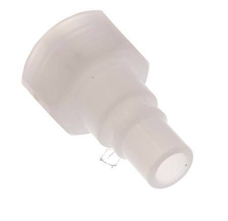PVDF DN 7.2 Tapón de acoplamiento G 3/8 pulgadas rosca hembra