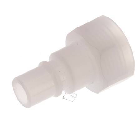 PVDF DN 7.2 Tapón de acoplamiento G 3/8 pulgadas rosca hembra