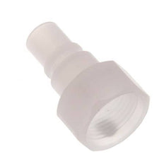 PVDF DN 7.2 Tapón de acoplamiento G 3/8 pulgadas rosca hembra
