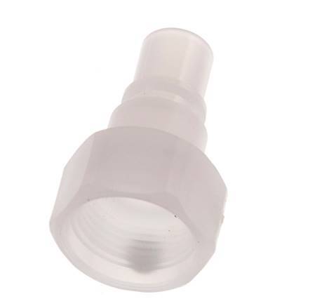 PVDF DN 7.2 Tapón de acoplamiento G 3/8 pulgadas rosca hembra