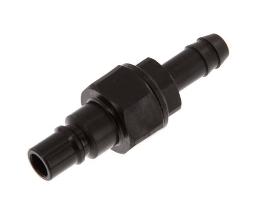 POM DN 7.2 Tapón de acoplamiento 9 mm Pilar de manguera Doble cierre