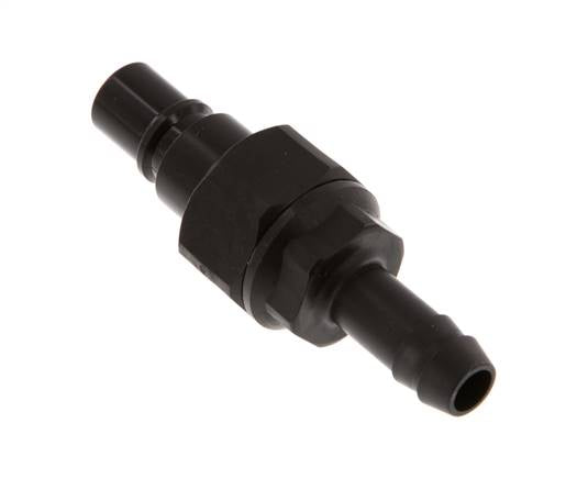 POM DN 7.2 Tapón de acoplamiento 9 mm Pilar de manguera Doble cierre