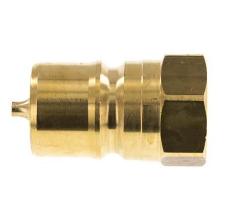 Acoplamiento hidráulico de latón DN 20 Enchufe G 3/4 pulgadas rosca hembra ISO 7241-1 B D 31,4mm