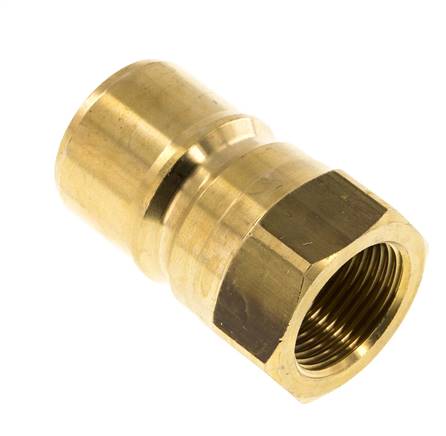 Acoplamiento hidráulico de latón DN 20 Enchufe G 3/4 pulgadas rosca hembra ISO 7241-1 B D 31,4mm
