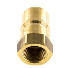 Acoplamiento hidráulico de latón DN 20 Enchufe G 3/4 pulgadas rosca hembra ISO 7241-1 B D 31,4mm