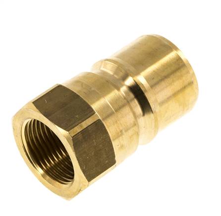 Acoplamiento hidráulico de latón DN 20 Enchufe G 3/4 pulgadas rosca hembra ISO 7241-1 B D 31,4mm