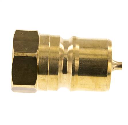 Acoplamiento hidráulico de latón DN 20 Enchufe G 3/4 pulgadas rosca hembra ISO 7241-1 B D 31,4mm