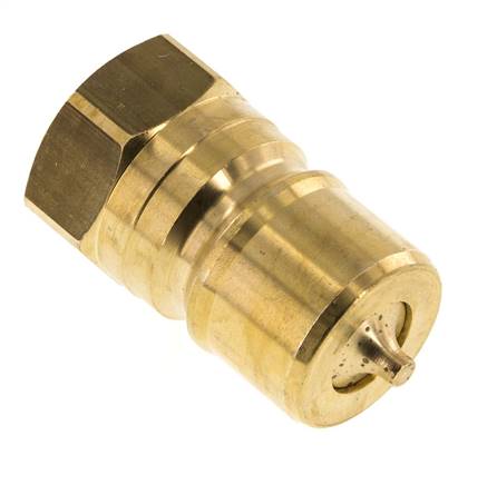 Acoplamiento hidráulico de latón DN 20 Enchufe G 3/4 pulgadas rosca hembra ISO 7241-1 B D 31,4mm