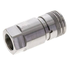 Acero inoxidable DN 12 Boca hidráulica de cara plana G 3/4 pulgadas rosca hembra ISO 16028 D 24.5mm