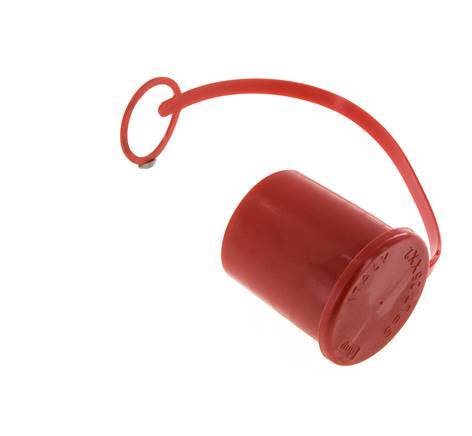 Tapa de protección contra el polvo de plástico de 48 mm para el enchufe con cadena [2 piezas]