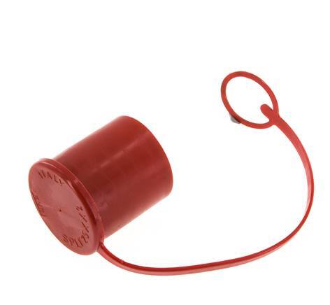 Tapa de protección contra el polvo de plástico de 48 mm para el enchufe con cadena [2 piezas]