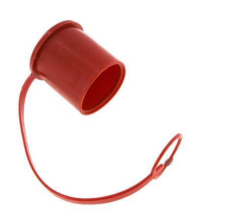Tapa de protección contra el polvo de plástico de 48 mm para el enchufe con cadena [2 piezas]