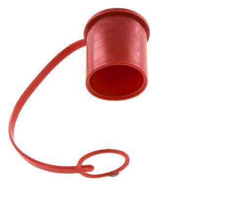 Tapa de protección contra el polvo de plástico de 48 mm para el enchufe con cadena [2 piezas]