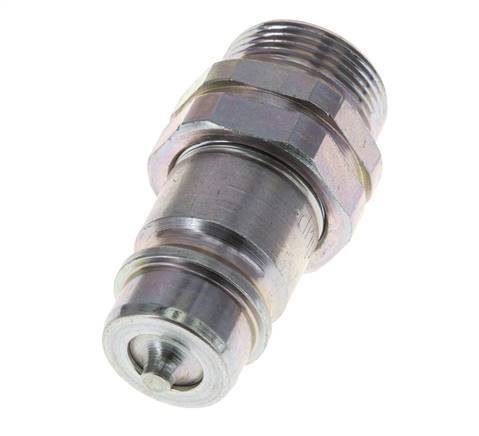 Acero DN 12.5 Acoplamiento hidráulico Tapón 18 mm L Anillo de compresión ISO 7241-1 A/8434-1 D 20.5mm