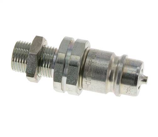 Acero DN 12.5 Acoplamiento hidráulico Tapón 12 mm L Anillo de compresión Mampara ISO 7241-1 A/8434-1 D 20.5mm