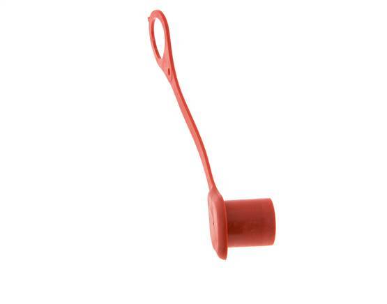 Tapón de protección contra el polvo de plástico de 16,0 y 17,3 mm para tapón de acoplamiento ISO 7241-1 A [2 piezas]
