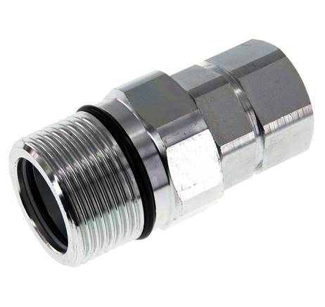 Acero DN 25 Acoplamiento hidráulico Enchufe G 1 pulgada Rosca hembra D M48 x 3