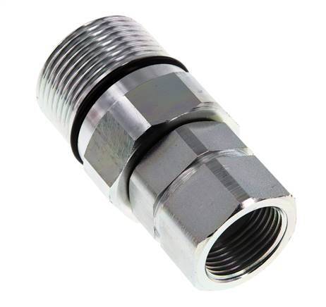 Acero DN 25 Acoplamiento hidráulico Enchufe G 1 pulgada Rosca hembra D M48 x 3