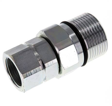 Acero DN 25 Acoplamiento hidráulico Enchufe G 1 pulgada Rosca hembra D M48 x 3