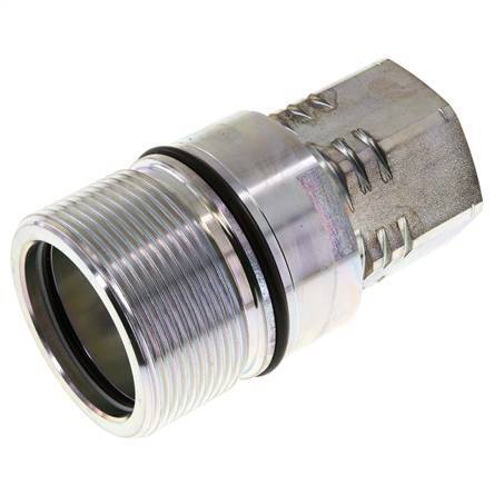Acero DN 31,5 Acoplamiento hidráulico Enchufe G 1 1/4 pulgadas Rosca hembra D M70 x 3