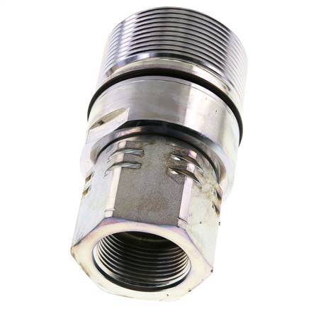 Acero DN 31,5 Acoplamiento hidráulico Enchufe G 1 1/4 pulgadas Rosca hembra D M70 x 3