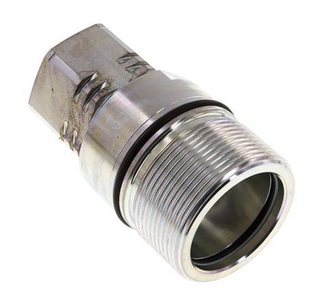 Acero DN 31,5 Acoplamiento hidráulico Enchufe G 1 1/4 pulgadas Rosca hembra D M70 x 3