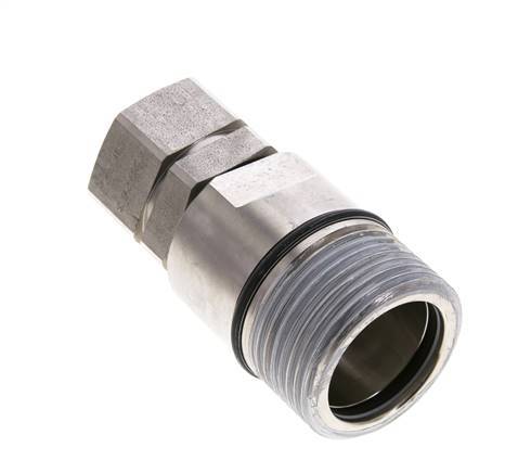 Acoplamiento hidráulico de acero inoxidable DN 25 Enchufe G 1 pulgada rosca hembra D M48 x 3