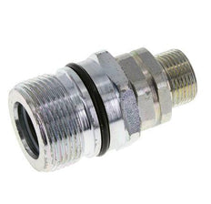 Acero DN 12.5 Acoplamiento hidráulico Enchufe 14 mm S Anillo de compresión ISO 14541/8434-1 D M36 x 2