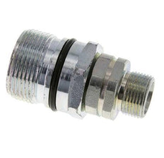 Acero DN 12.5 Acoplamiento hidráulico Enchufe 14 mm S Anillo de compresión ISO 14541/8434-1 D M36 x 2