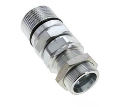 Steel DN 25 Hydraulic Coupling Socket 30 mm S Compression Ring Bulkhead ISO 8434-1 D M48 x 3