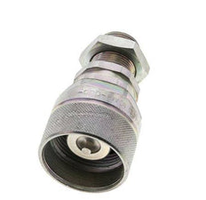 Steel DN 12.5 Hydraulic Coupling Plug 15 mm L Compression Ring Bulkhead ISO 14541/8434-1 D M36 x 2