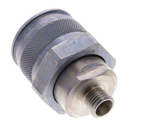 Steel Hydraulic Coupling Plug 8 mm L Cutting Ring ISO 14540/8434-1 D M32 x 3