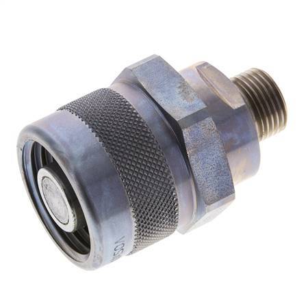 Steel Hydraulic Coupling Plug 10 mm S Cutting Ring ISO 14540/8434-1 D M32 x 3