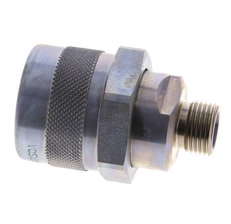 Steel Hydraulic Coupling Plug 10 mm S Cutting Ring ISO 14540/8434-1 D M32 x 3