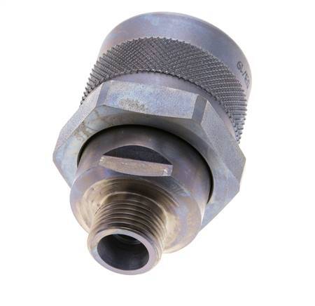 Steel Hydraulic Coupling Plug 10 mm S Cutting Ring ISO 14540/8434-1 D M32 x 3