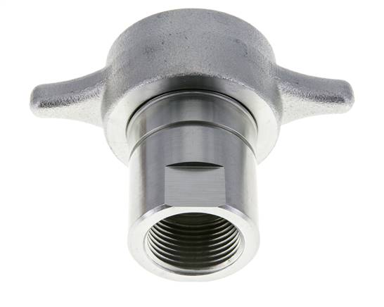 Acoplamientos de tornillo EDBRO de acero G 1 pulgada rosca hembra mitad suelta D 54 mm