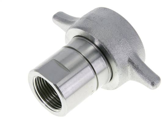 Acoplamientos de tornillo EDBRO de acero G 1 pulgada rosca hembra mitad suelta D 54 mm