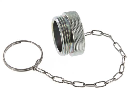 Tapa de protección contra el polvo de acero UNS 1-3/4"-10 para el zócalo de acoplamiento