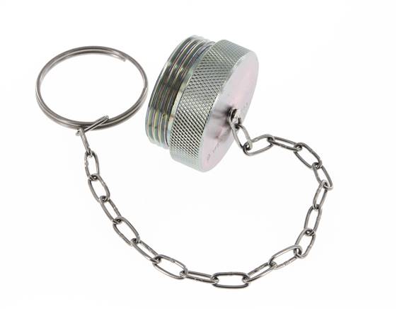 Tapa de protección contra el polvo de acero UNS 1-3/4"-10 para el zócalo de acoplamiento