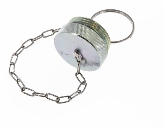 Tapa de protección contra el polvo de acero UNS 1-3/4"-10 para el zócalo de acoplamiento