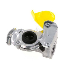 Acoplamiento Gladhand de aluminio amarillo de control M22x1,5 rosca hembra DIN 74342
