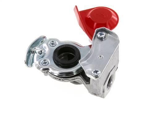 Suministro Acoplamiento Gladhand de aluminio rojo M16x1,5 rosca hembra DIN 74342