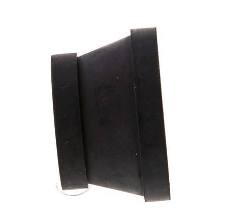 Junta de NBR 25x44 mm para acoplamiento con chorro de arena