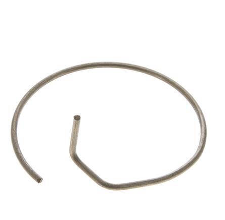Acoplamiento de chorro de arena 2 mm clip de seguridad automático [2 piezas]