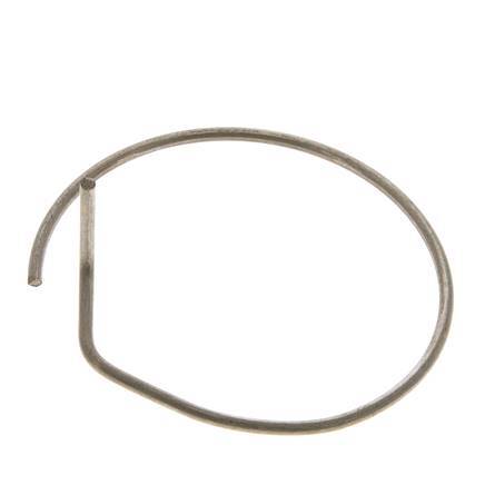 Acoplamiento de chorro de arena 2 mm clip de seguridad automático [2 piezas]