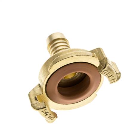 acoplamiento de latón para manguera GEKA de 13 mm (1/2'') KTW