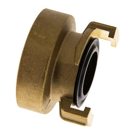 acoplamiento de latón para manguera de jardín GEKA de 1 1/2'' hembra